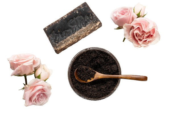The Perfect Combination: Black African Coffee Soap and Coffee Scrub for Cellulite Reduction
